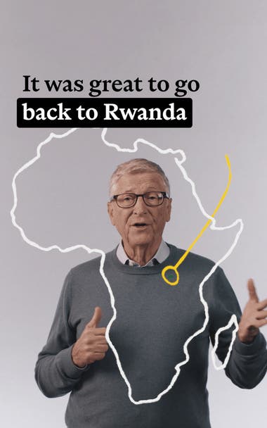 Rwanda is proof of how much progress can be made when innovation reaches the people who need it most. 