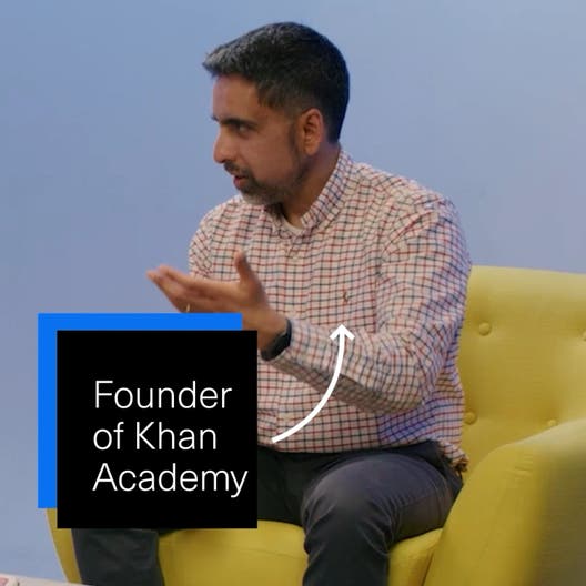 Sal Khan and I discussed the role AI can play in helping teachers and students excel.